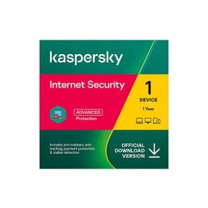 Kaspersky Internet Security 2021 | 1 Device | 1 Year | PC/Mac/Android